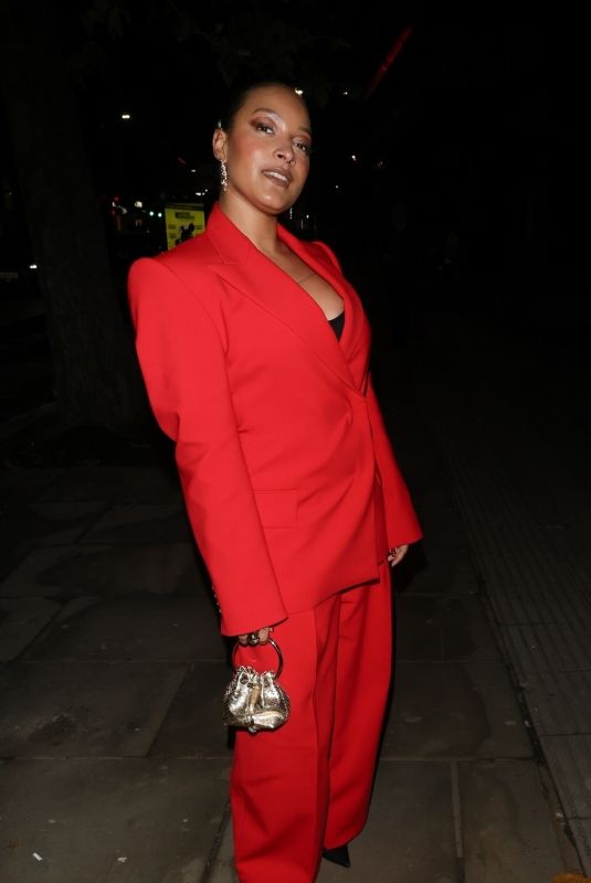 NUBYA GARCIA Arrives at Rolling Stone UK Awards at Roundhouse in London 11/28/2024
