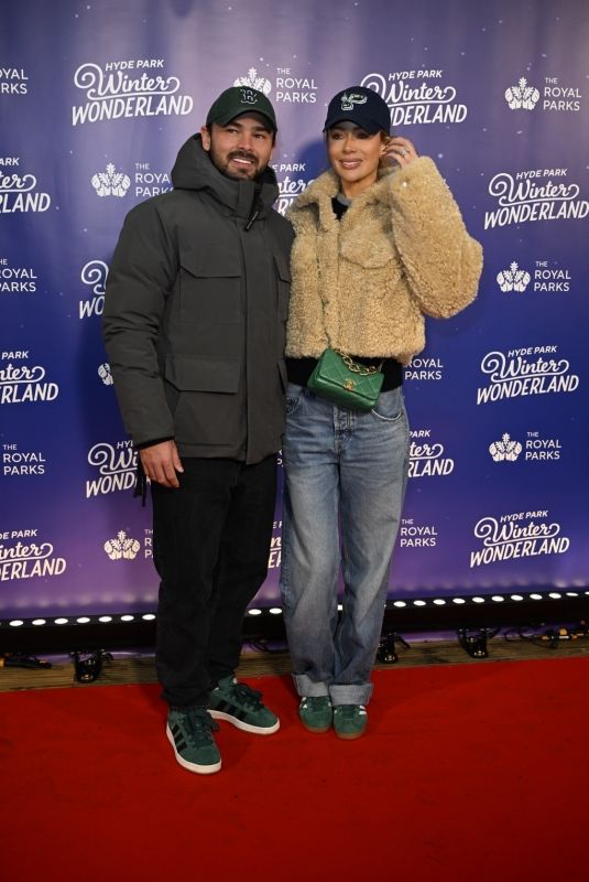 OLIVIA ATTWOOD at Hyde Park Winter Wonderland Preview Night 2024 in London 11/20/2024
