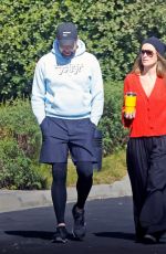 OLIVIA WILDE and Ex-husband Jason Sudeikis Have a Friendly Meet Up in Los Angeles 11/07/2024