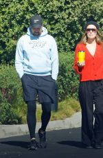 OLIVIA WILDE and Ex-husband Jason Sudeikis Have a Friendly Meet Up in Los Angeles 11/07/2024