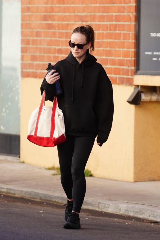 OLIVIA WILDE Out After a Workout in Los Angeles 11/13/2024