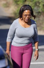 OPRAH WINFREY Leaves Workout in Santa Barbara 11/12/2024