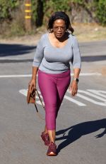 OPRAH WINFREY Leaves Workout in Santa Barbara 11/12/2024
