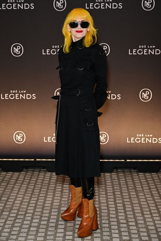 PAM HOGG at Zoe Law: Legends Private View at National Portrait Gallery in London 11/28/2024