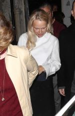 PAMELA ANDERSON Leaves a Q&A at Landmark Theatre in Westwood 11/27/2024