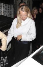 PAMELA ANDERSON Leaves a Q&A at Landmark Theatre in Westwood 11/27/2024