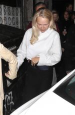 PAMELA ANDERSON Leaves a Q&A at Landmark Theatre in Westwood 11/27/2024