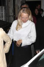 PAMELA ANDERSON Leaves a Q&A at Landmark Theatre in Westwood 11/27/2024