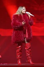 PERRIE EDWARDS Performs at Hits Radio Live at The Co Op Live Arena in Manchester 11/23/2024