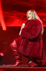 PERRIE EDWARDS Performs at Hits Radio Live at The Co Op Live Arena in Manchester 11/23/2024
