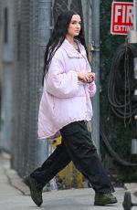POPPY Arrives for Sound Check Ahead of Appearance on Jimmy Kimmel Live! in Hollywood 11/26/2024