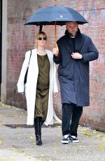 Pregnant JENNIFER LAWRENCE Cooke Maroney Out in New York 11/26/2024