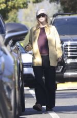 Pregnant JENNIFER LAWRENCE Out Visit Friends in Los Angeles 11/01/2024