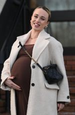 Pregnant JORGIE PORTER Arrives at Mum and me Event at Warrington Golf Club 11/21/2024