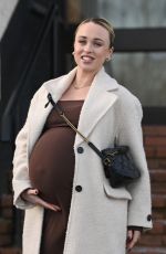 Pregnant JORGIE PORTER Arrives at Mum and me Event at Warrington Golf Club 11/21/2024