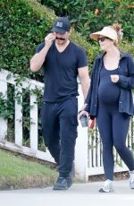Pregnant KATHERINE SCHWARZENEGGER Out in Los Angeles 11/04/2024