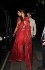 PRIYANKA CHOPRA Celebrates Start of Diwali at Gymkhana Restaurant in London 10/30/2024