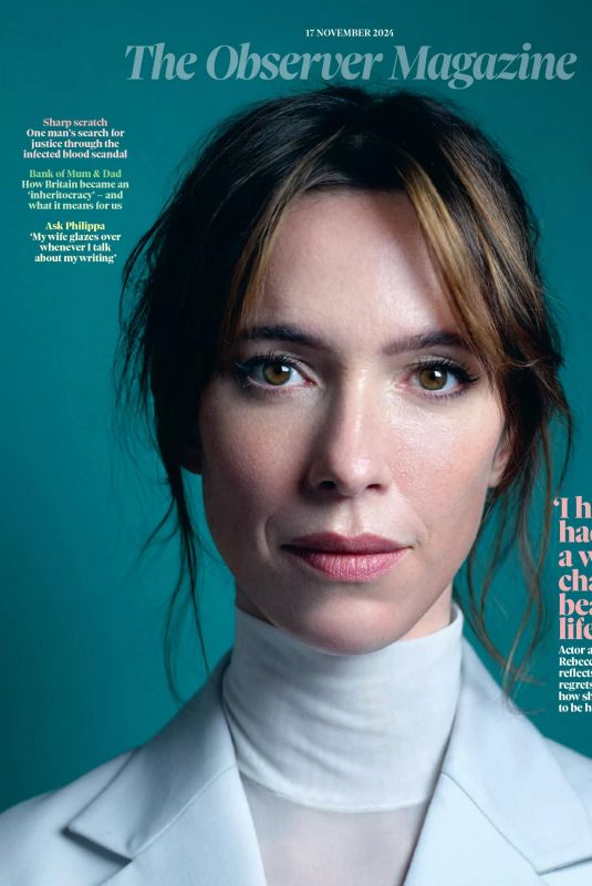REBECCA HALL in Observer Magazine, November 2024