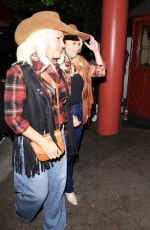 REBEL WILSON and RAMONA AGRUMA Arrives at Kendall Jenner