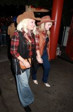 REBEL WILSON and RAMONA AGRUMA Arrives at Kendall Jenner