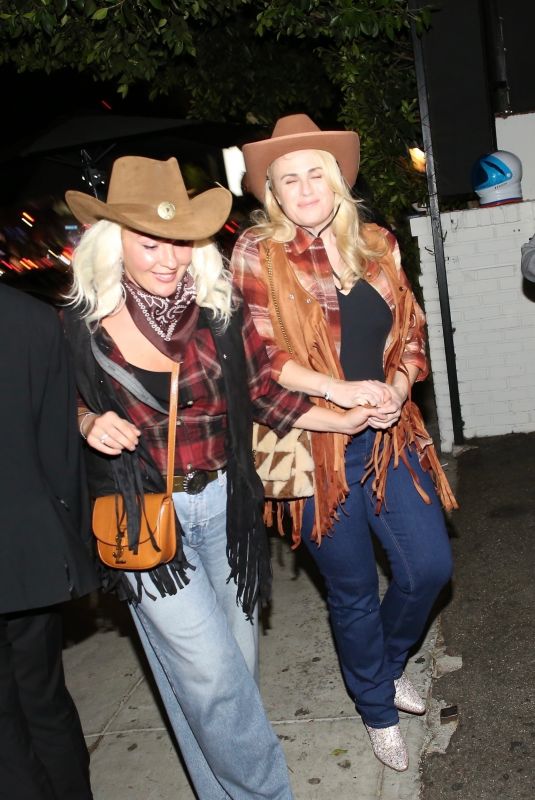 REBEL WILSON and RAMONA AGRUMA Arrives at Kendall Jenner