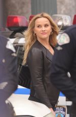 REESE WITHERSPOON and Mark Duplass on the Set of The Morning Show in Los Angeles 11/18/2024
