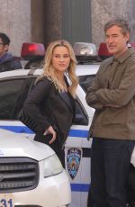 REESE WITHERSPOON and Mark Duplass on the Set of The Morning Show in Los Angeles 11/18/2024