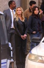 REESE WITHERSPOON and Mark Duplass on the Set of The Morning Show in Los Angeles 11/18/2024