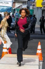 REGINA KING on the Set of Caught Stealing in Brooklyn 11/04/2024
