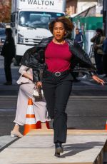 REGINA KING on the Set of Caught Stealing in Brooklyn 11/04/2024