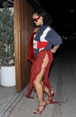 RIHANNA Arrives at The Nice Guy in West Hollywood 11/13/2024