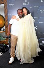 RIHANNA at Official Launch Party of Fenty Beauty, Fenty Skin and Fenty Eau de Parfum in Barbados 11/08/2024