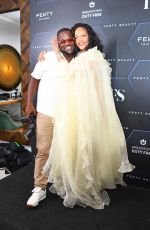 RIHANNA at Official Launch Party of Fenty Beauty, Fenty Skin and Fenty Eau de Parfum in Barbados 11/08/2024