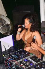 RIHANNA Celebrates Launch of Fenty Beauty at QP Bistro at St James in Barbados 11/09/2024