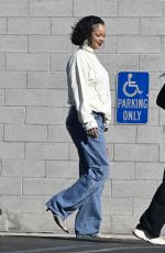 RIHANNA Out and About in Los Angeles 11/17/2024