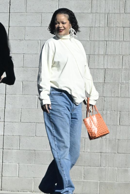 RIHANNA Out and About in Los Angeles 11/17/2024
