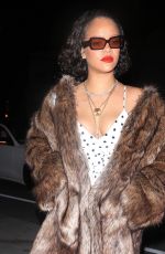 RIHANNA Out for a Late-night Dinner at Giorgio Baldi in Santa Monica 11/16/2024