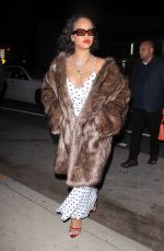 RIHANNA Out for a Late-night Dinner at Giorgio Baldi in Santa Monica 11/16/2024