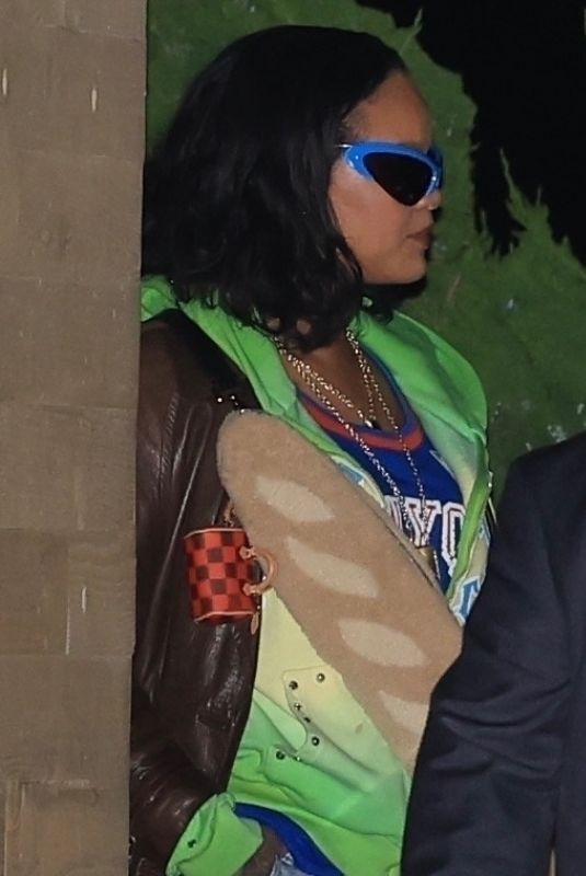 RIHANNA Out for Dinner with Friends and Family at Nobu in Malibu 11/13/2024