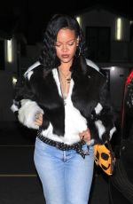 RIHANNA Out for Late Dinner at Giorgio Baldi in Santa Monica 11/03/2024