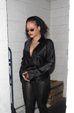 RIHANNA Out for Late Night Dinner with Pals at Wally