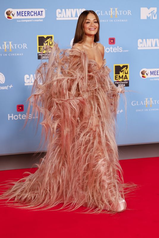 RITA ORA at 2024 MTV Europe Music Awards at Co-op Live Arena in Manchester 11/10/2024