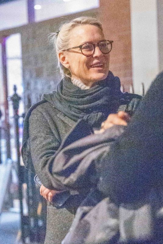 ROBIN WRIGHT Out and About in London 11/01/2024