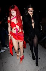 ROSALIA and CHARLI XCX Arrives at Kendall Jenner