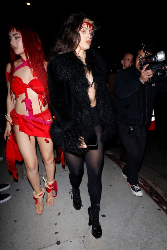 ROSALIA and CHARLI XCX Arrives at Kendall Jenner