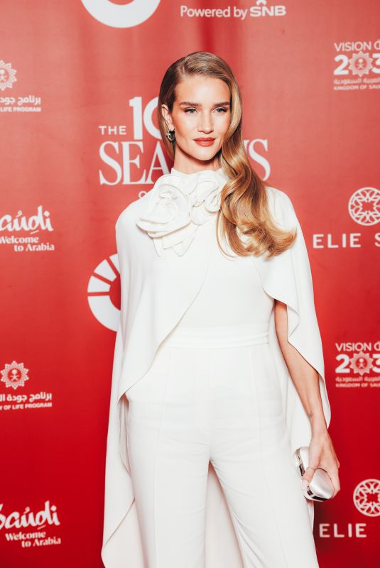 ROSIE HUNTINGTON-WHITELEY at Elie Saab Anniversary Fashion Show 1001 Seasons of Elie Saab at The Venue in Riyadh 11/13/2024