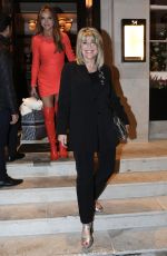 RUTH LANGSFORD and LIZZIE CUNDY Leaves 34 Mayfair Restaurant in London 11/17/2024