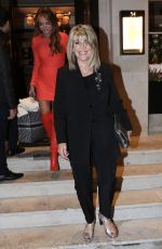 RUTH LANGSFORD and LIZZIE CUNDY Leaves 34 Mayfair Restaurant in London 11/17/2024
