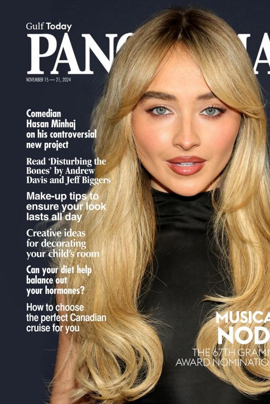 SABRINA CARPENTER in Gulf Today Panorama, November 2024