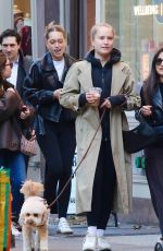 SAILOR BRINKLEY-COOK Out with Her Dog in New York 11/18/2024